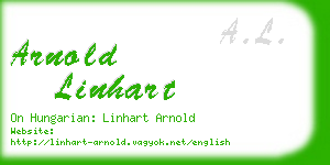 arnold linhart business card